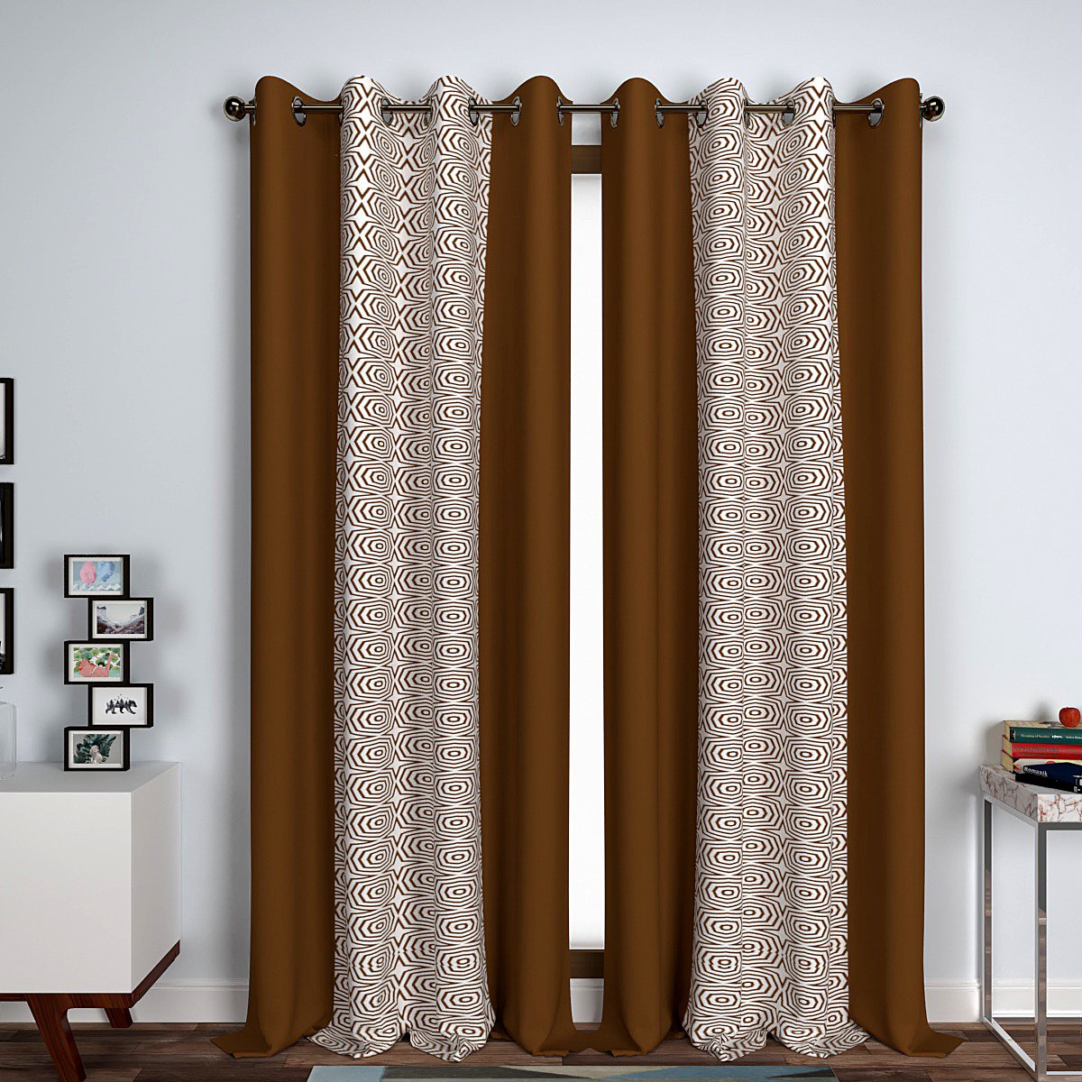 Brown Curtains With Design It's No Secret That I Love All Things — free download
