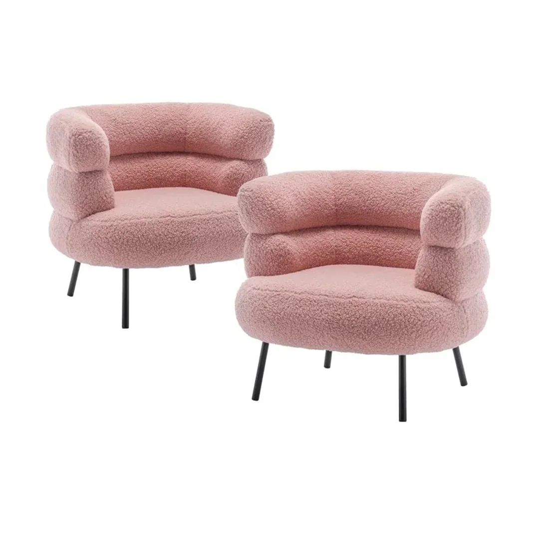 Clive Rosette Elegant Accent Chair Single WallMantra