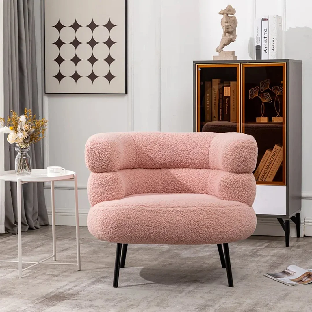 Clive Rosette Elegant Accent Chair Single WallMantra