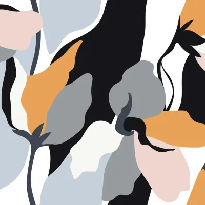 WallMantra Abstract Bloom Premium Quality Wallpaper