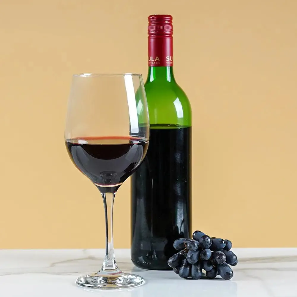 Aesthetic Baren Wine Glass with Sturdy Base