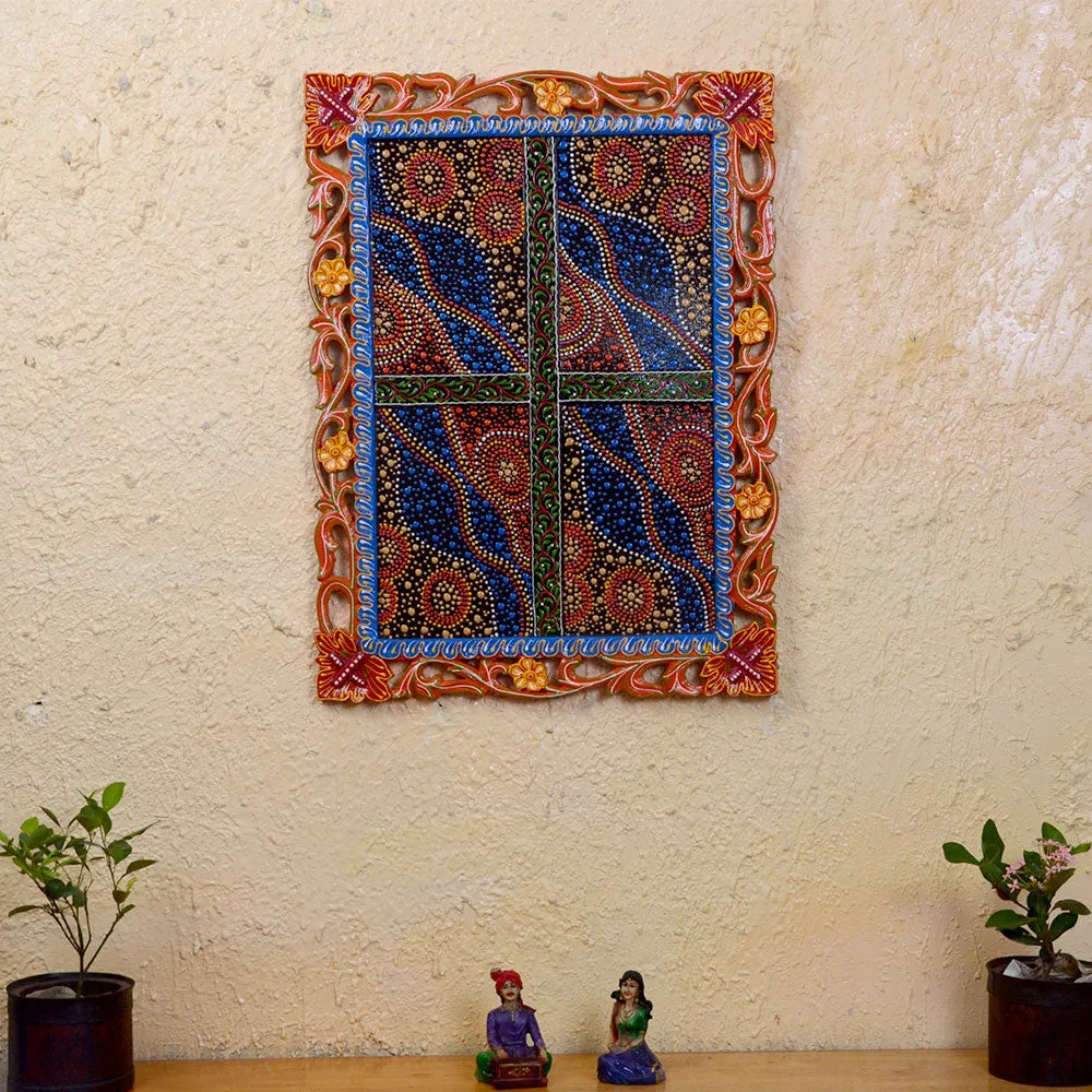 Aesthetic Traditional Painted Wooden Wall Panel