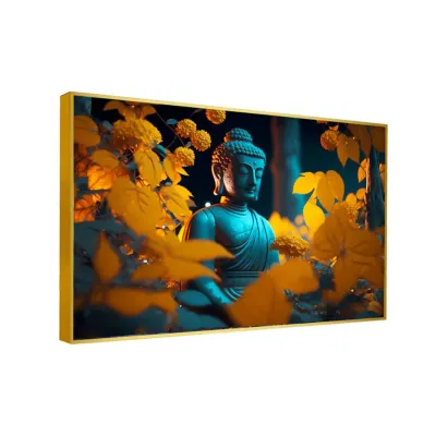 Autumn Enlightenment Buddha Canvas Wall Painting