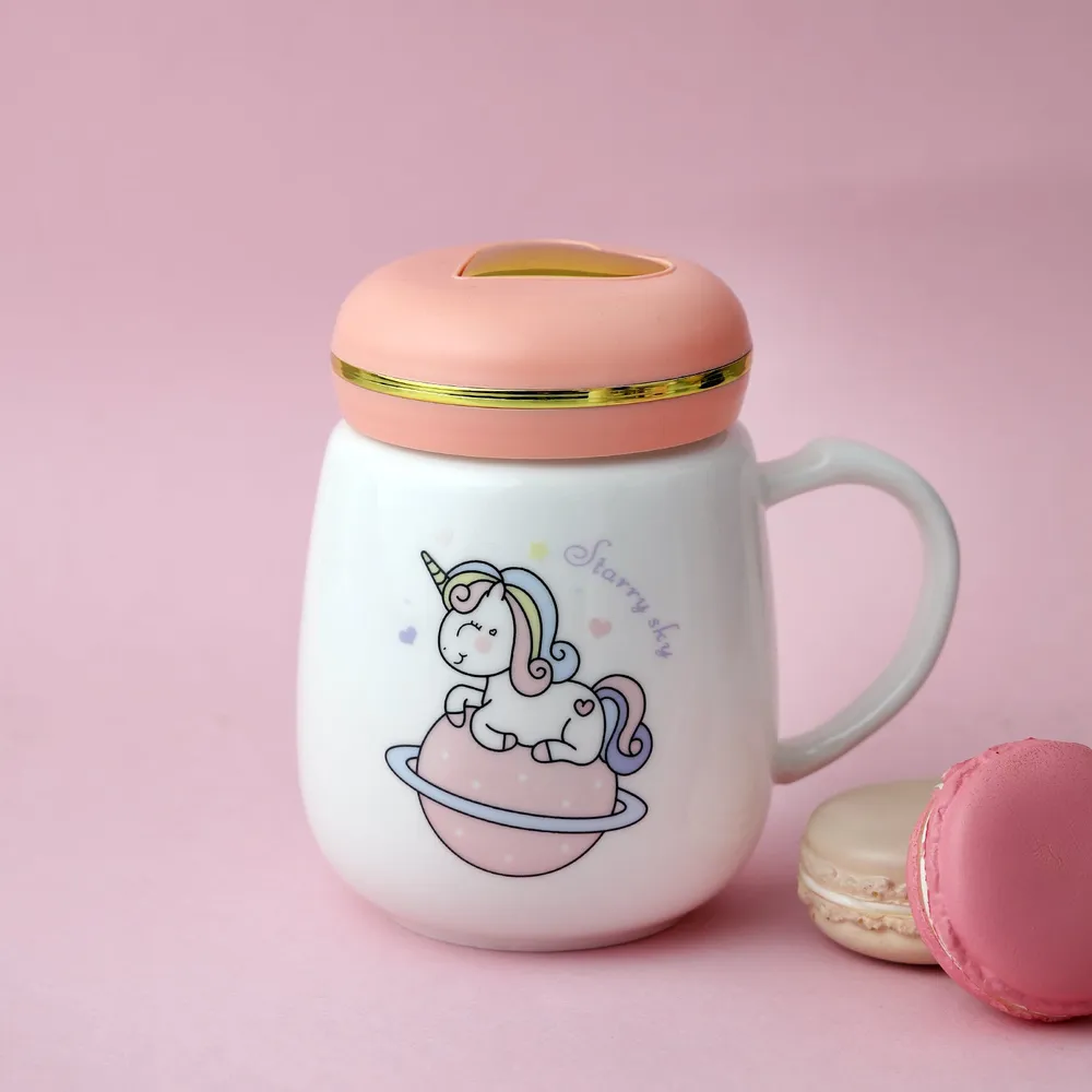 Baby Unicorn Designer Saturn Mason Jar