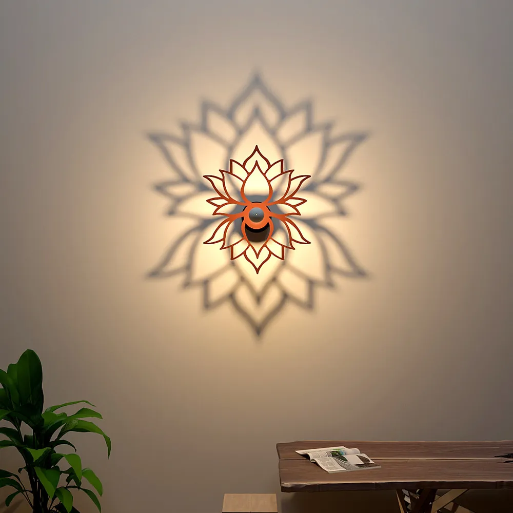 Beautiful Lotus Creative Shadow Night Lamps