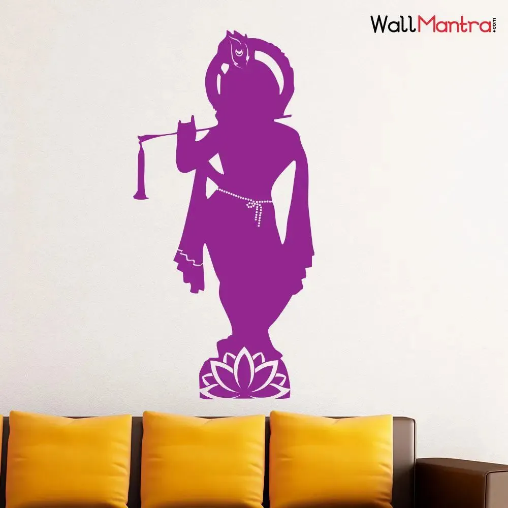 Beautiful Sri Krishna Wall Sticker