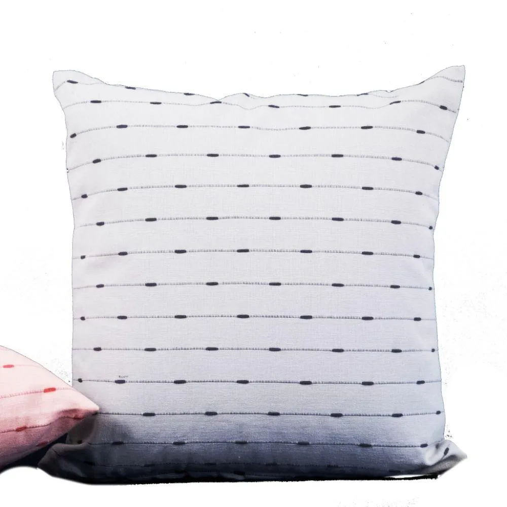 Blue Eternity Stripes Cushion Cover