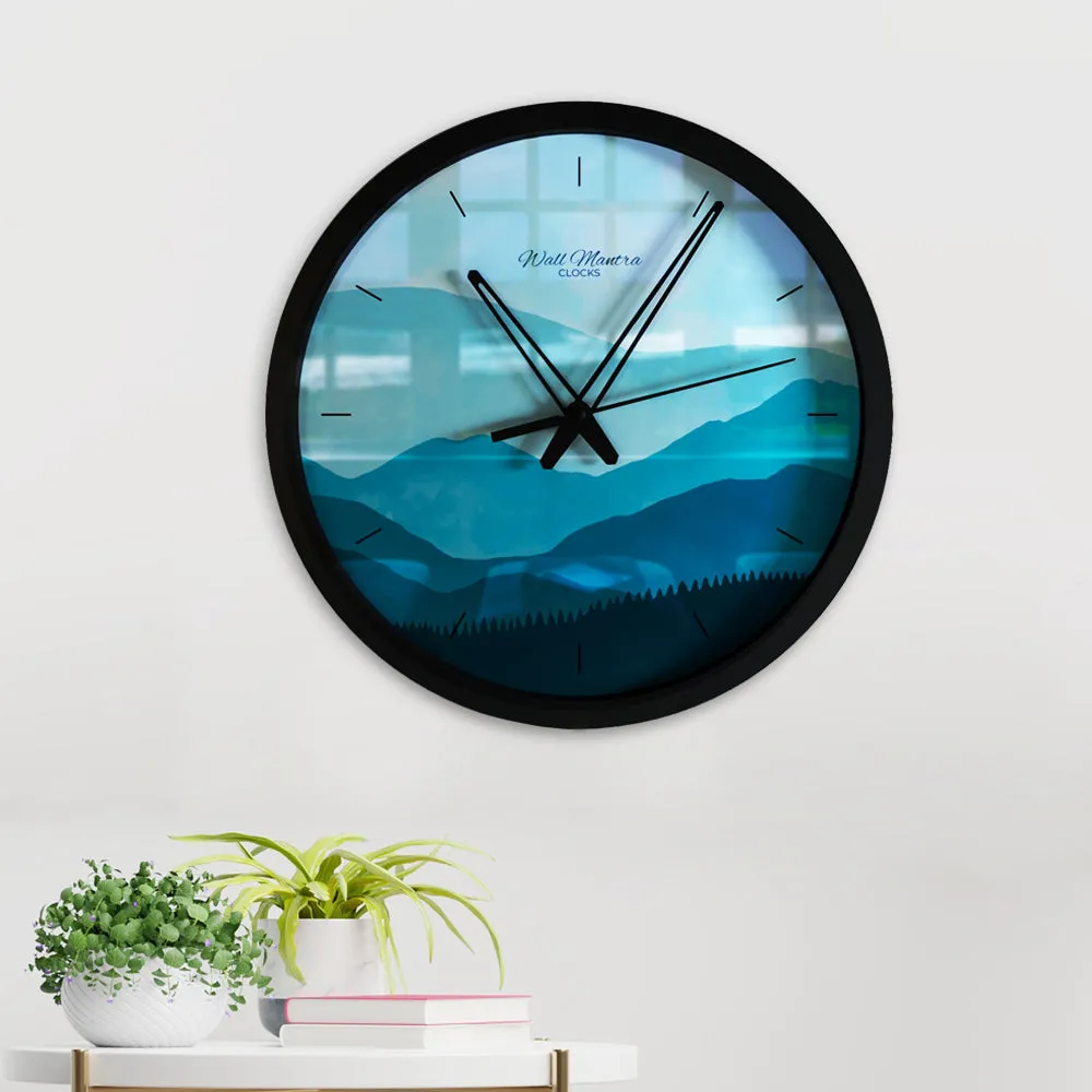 Blue Valley Big Designer Wall Clock