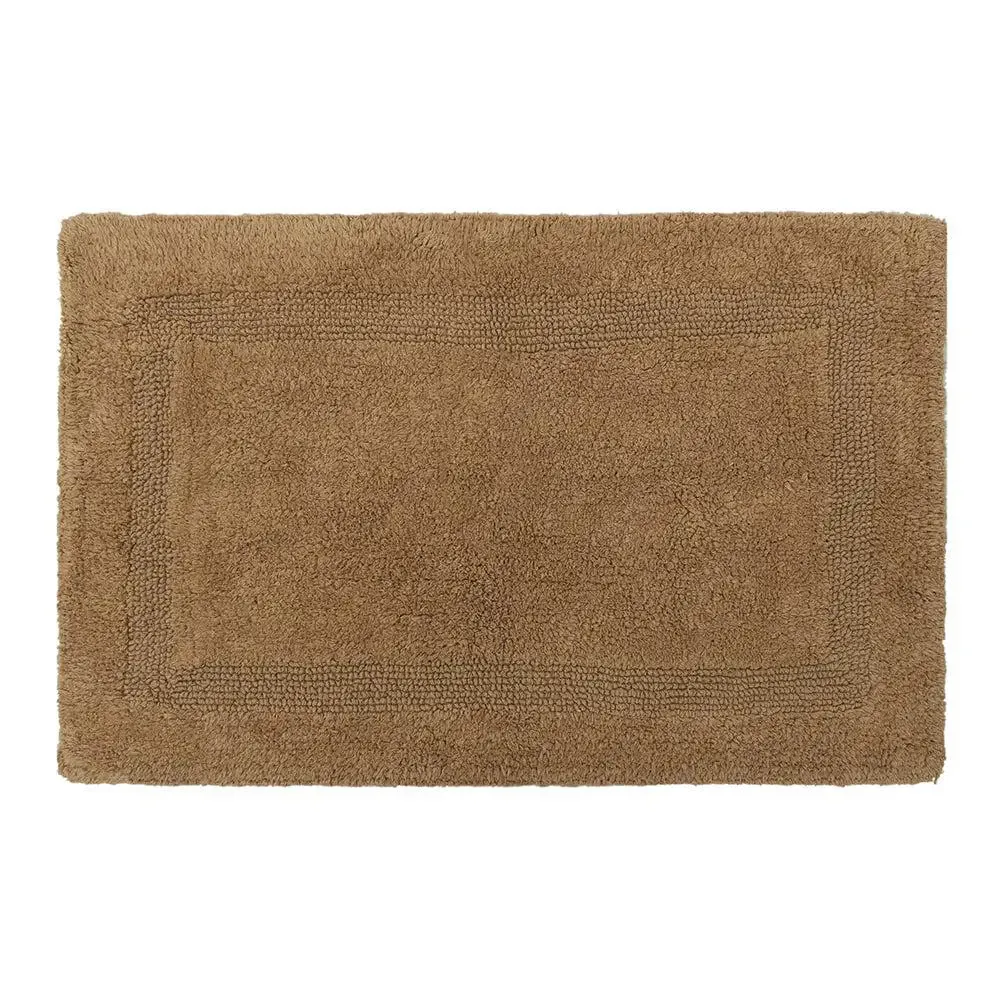 Brown Designer Cotton Bathmat Set Of 2
