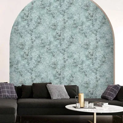 Cherry Blooms Textured Premium Wallpaper