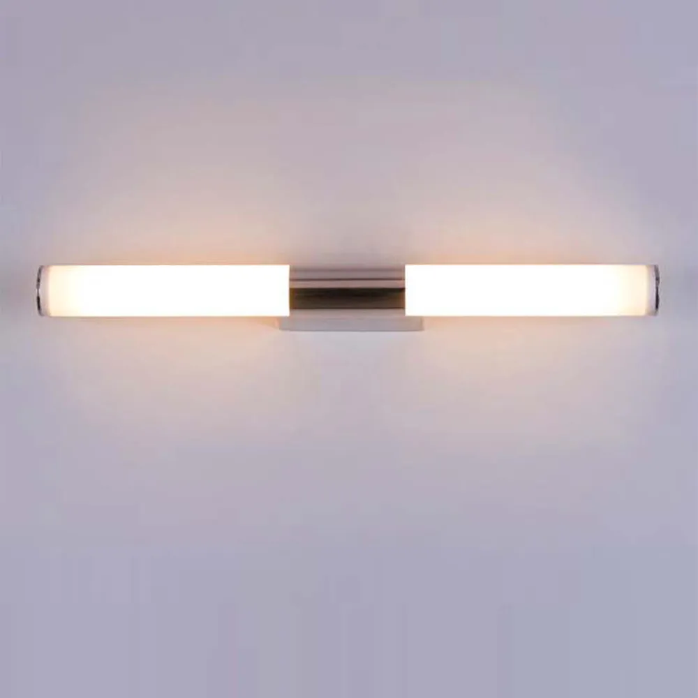 Chrome Finish Modern Vanity Single Light Wall Sconce