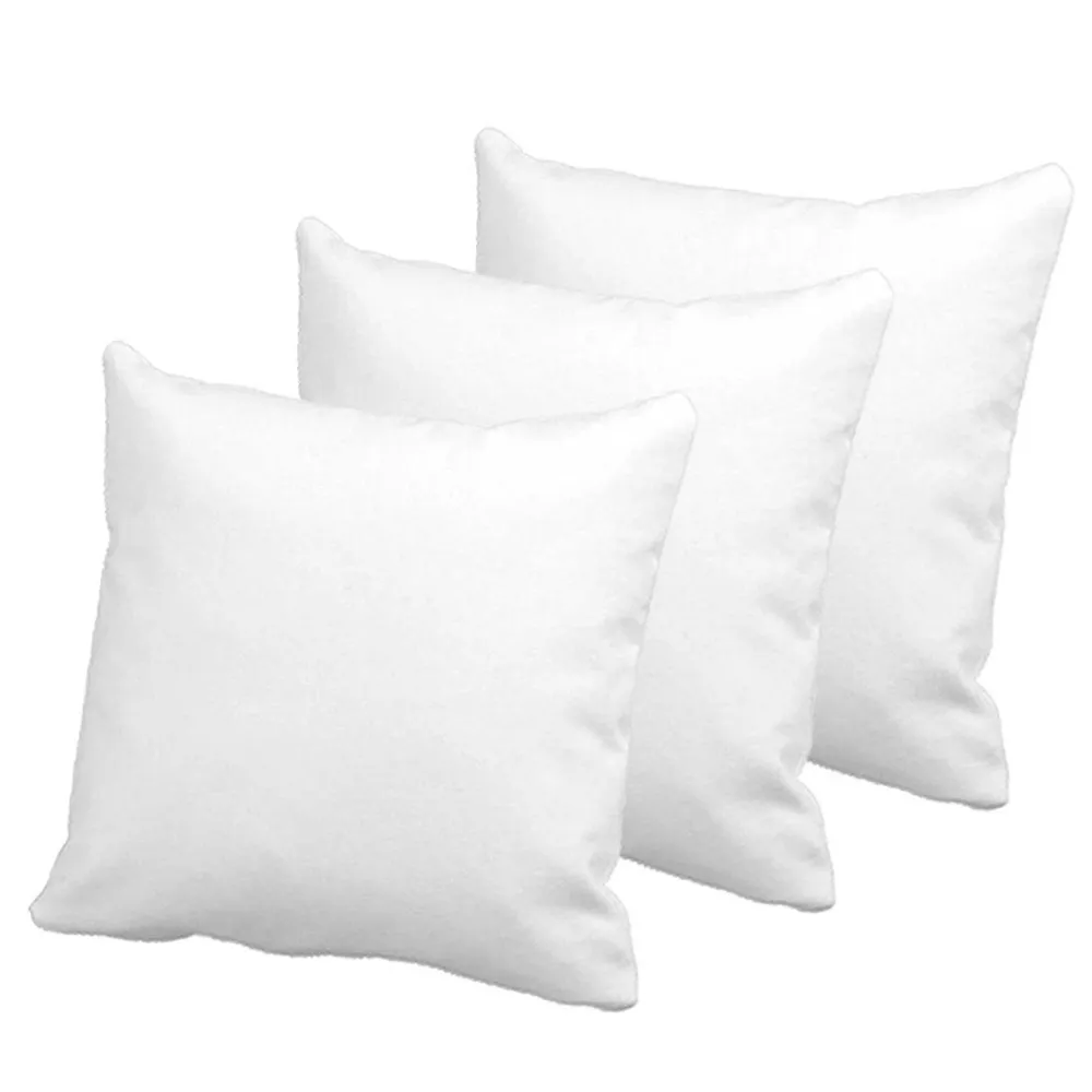 Comfy Plush Polyfill Cushion Filler Set Of 3 (18 x 18) Inches