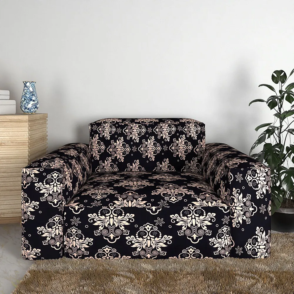 Cortina Spandex Stretchable Traditional Motif Sofa Slip cover