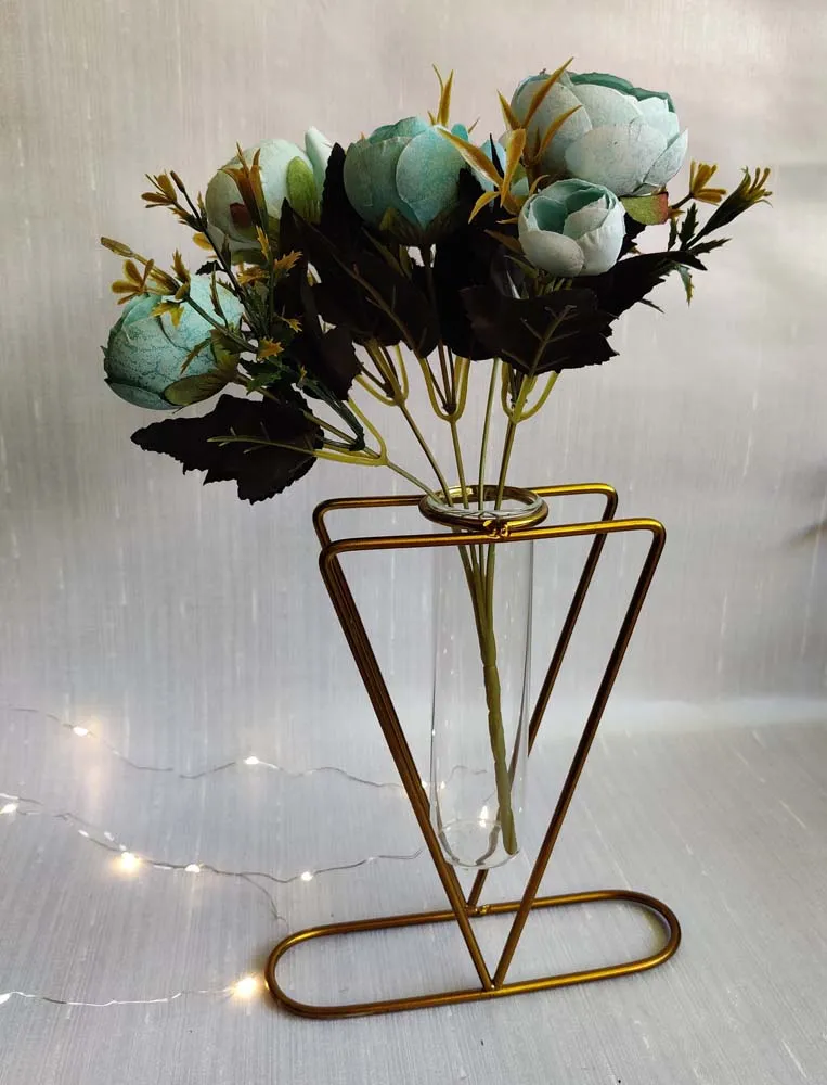 Crystal Clear Enchanting Glass Tube Vase