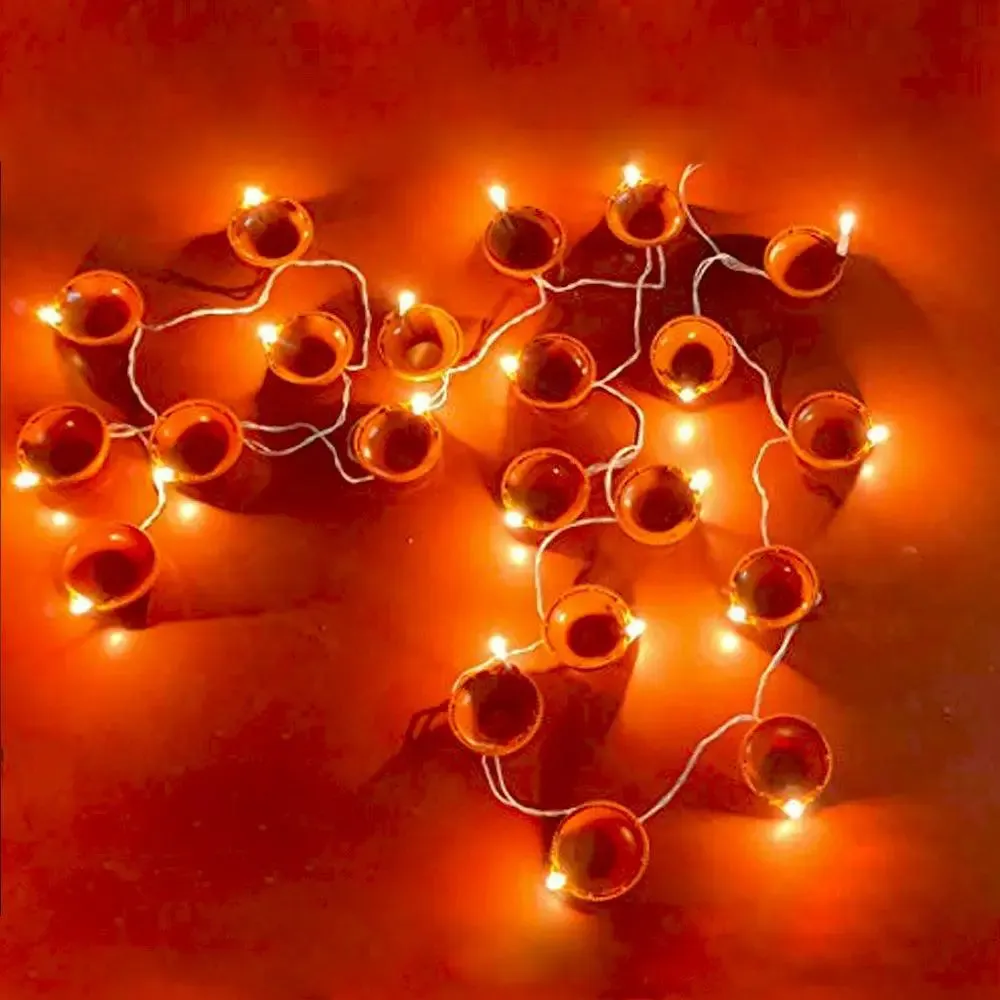 Decorative Diwali Diya String Light- 2 Meter