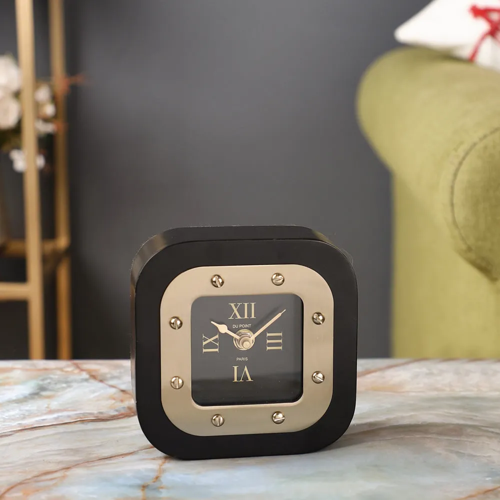 Denki Gold Table Clock