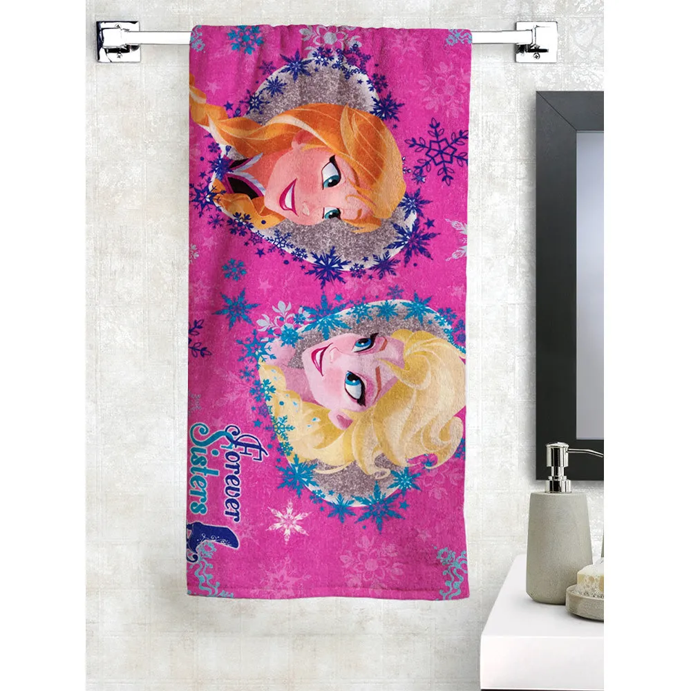 Disney Forever Sisters Frozen Kids Cotton Bath Towel