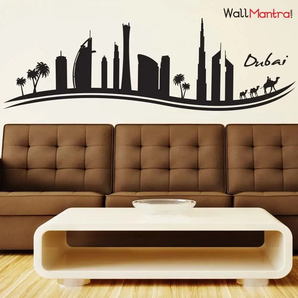 Dubai City Skyline Wall Sticker & Wall Decal