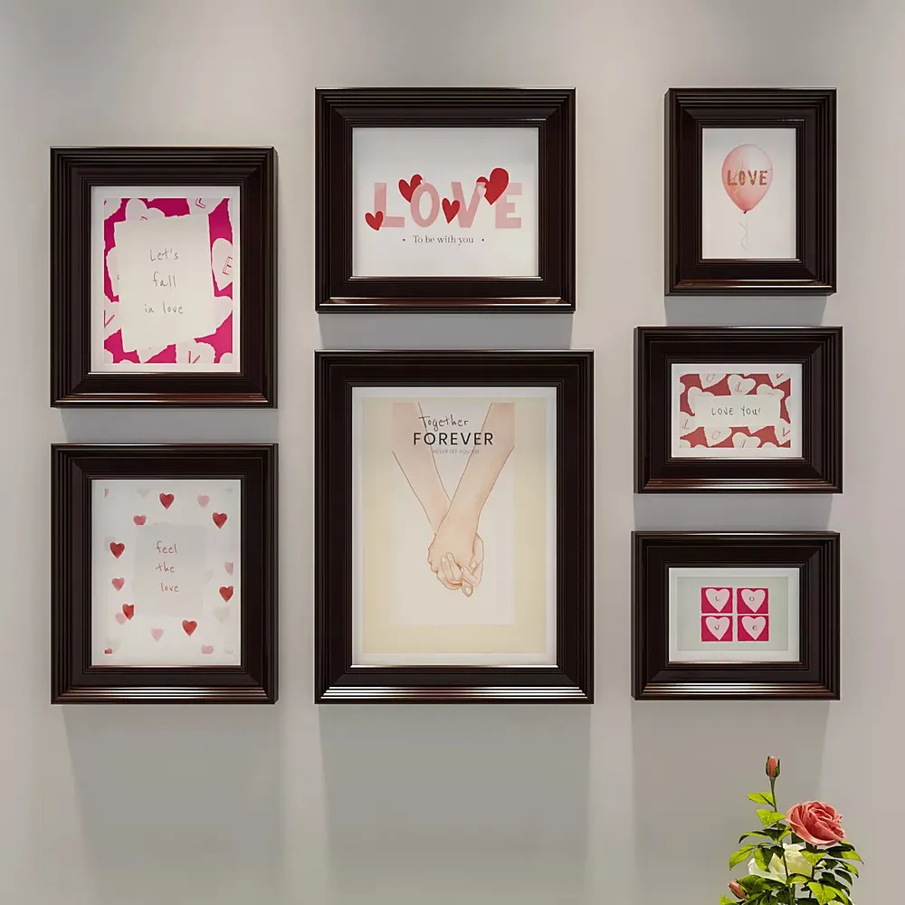 Easyframes™ "Moods Of Love" Brown- Set Of 7