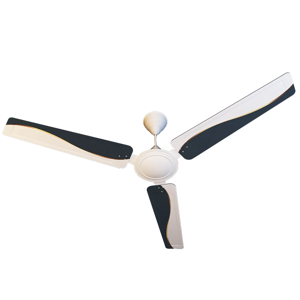 Elitefusion Blue white Wave Printed Ceiling Fan