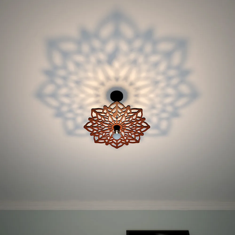 Elusive Flower Ceiling Shadow Light