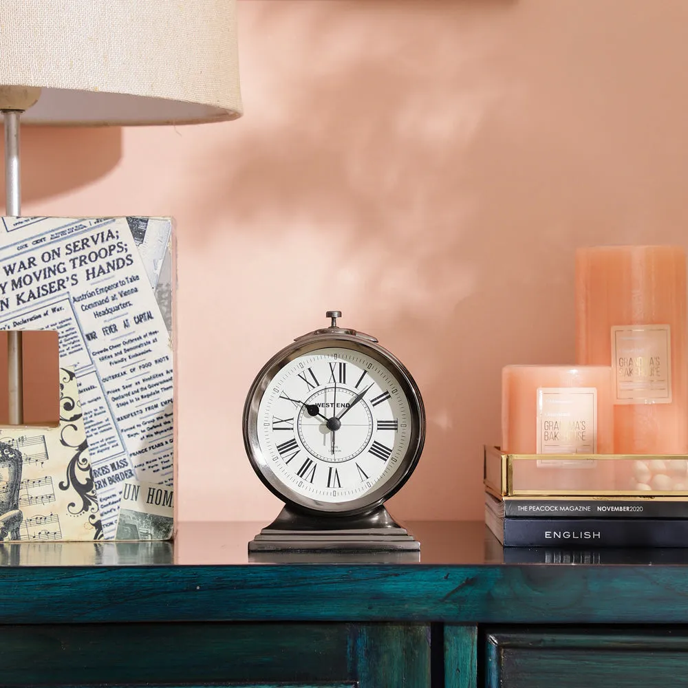 Erzo Black Alarm Table Clock