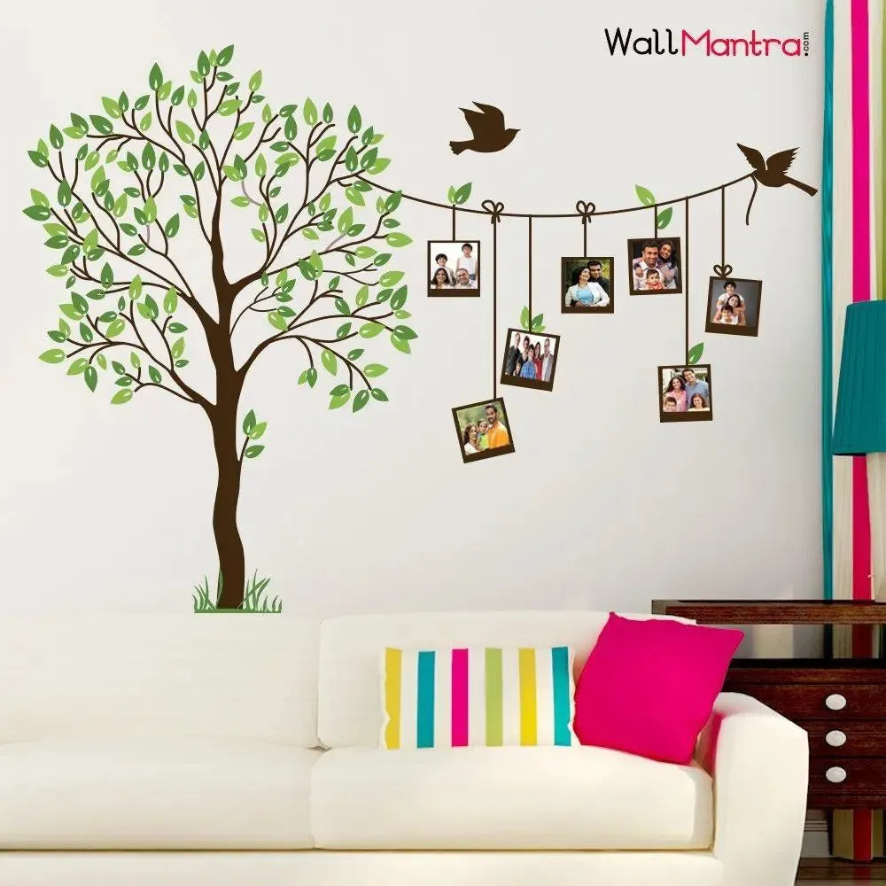 Family Photo Frame Tree Wall Sticker Self Adhesive Quality Vinyl