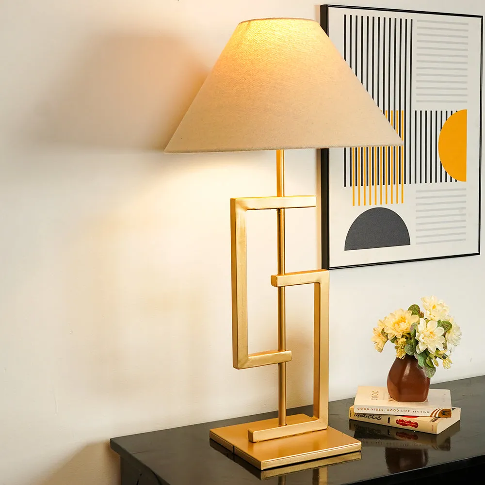 Golden Crafted Modern Table Lamp Single Piece WallMantra