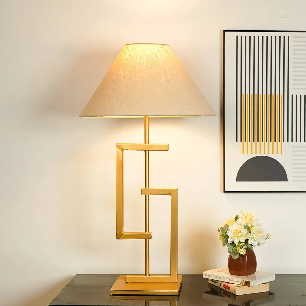 Golden Crafted Modern Table Lamp Single Piece WallMantra