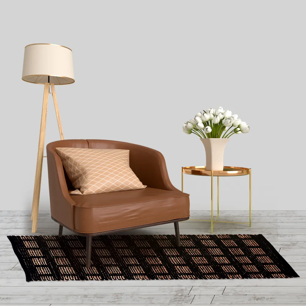 Hand Braided Jute & Cotton Kilim Rug