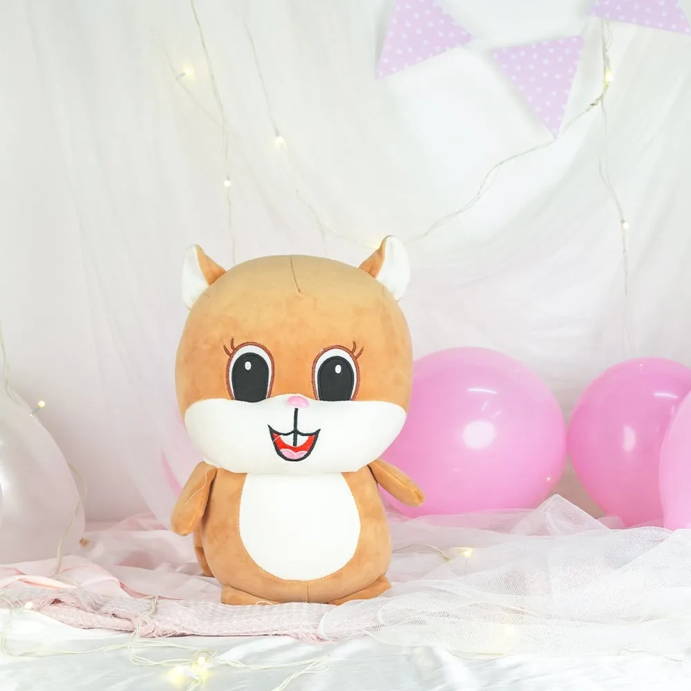 Happy Little Mushy Squirrel Soft Toy