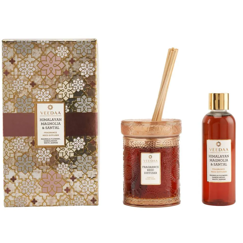 HIMALAYAN MAGNOLIA &amp; SANTAL REED DIFFUSER SET