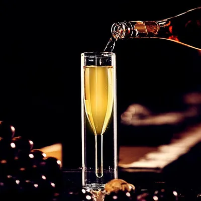 Imperial Double-Walled Champagne Flute Glass