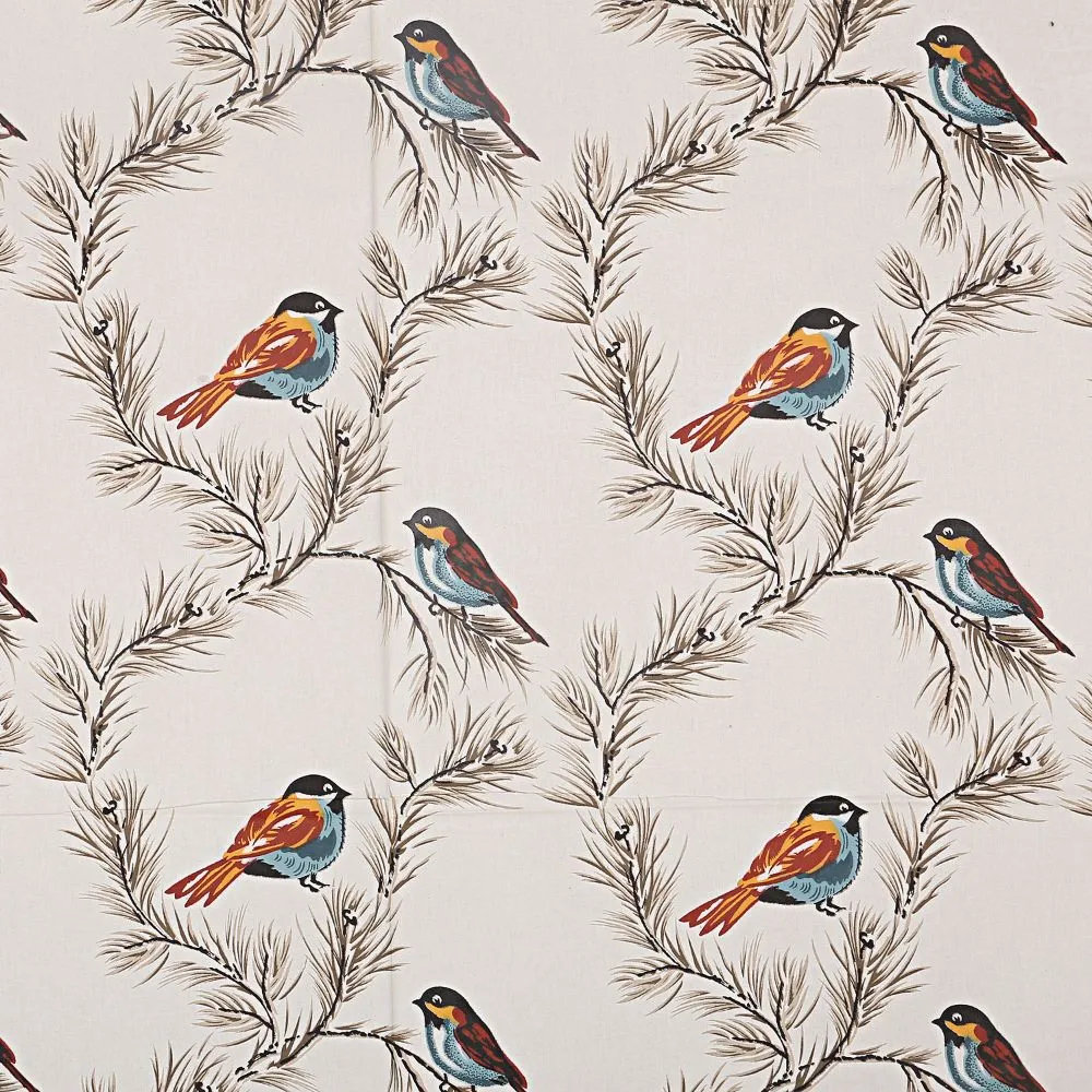 Jaipur Fabric Little Scattered Birds Designer Super Soft Cotton Single Bedsheet