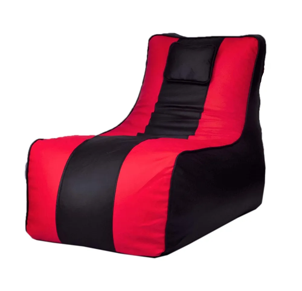 Jumbo Black & Hot Pink Lounge Bean Bag Cover