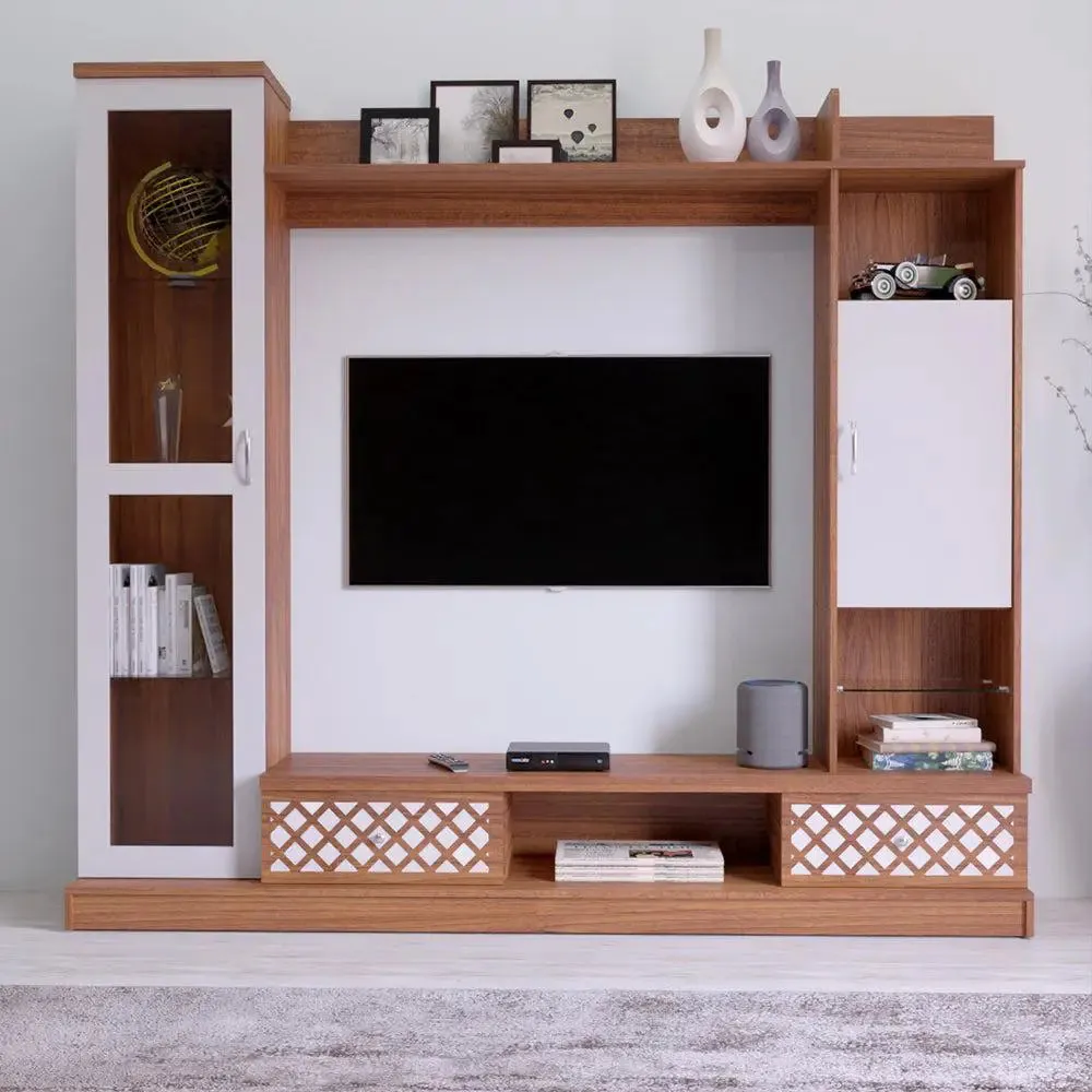 Large & Spacious Wooden Entertainment TV Unit for Bedroom/Living Room