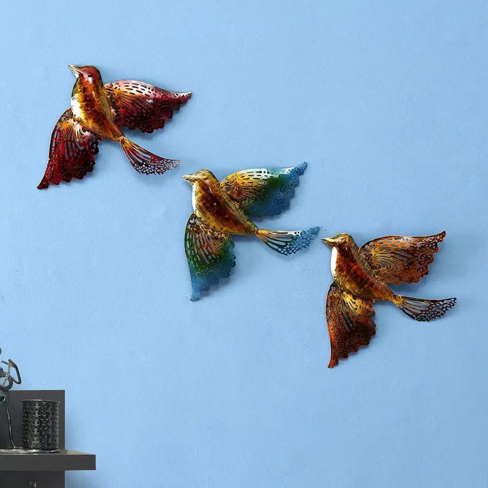 Little Flying Bird Metal Wall Art Décor
