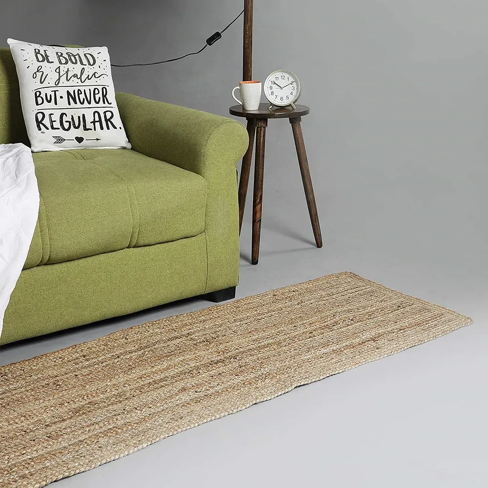 Long Traditional Handwoven Jute Floormat