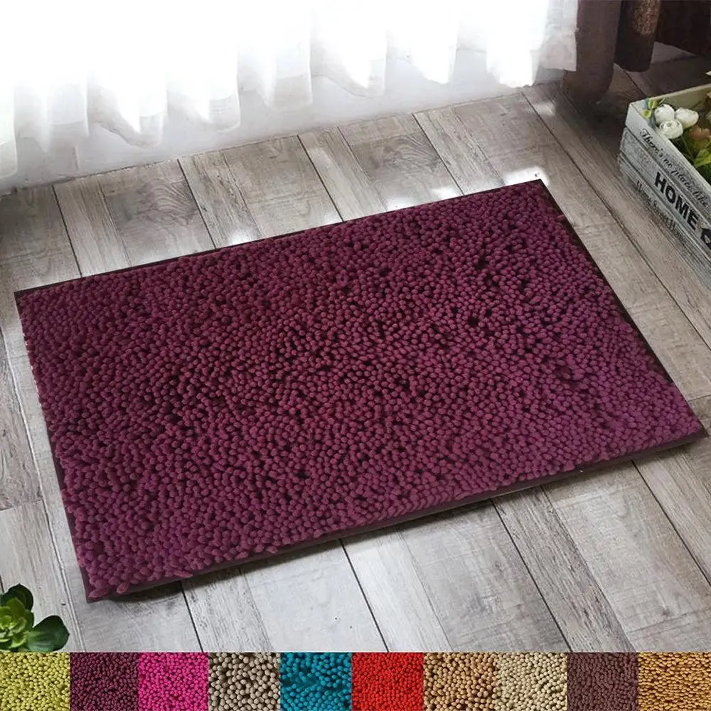 Lushomes 2200 GSM Purple Bathroom Rug