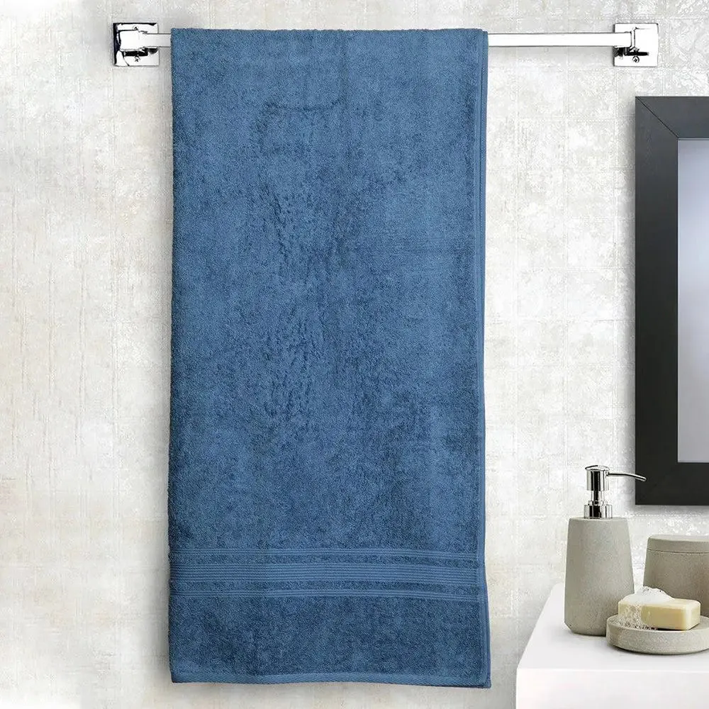 Lushomes Blue Striped Turkish Bath Towel (1 piece)