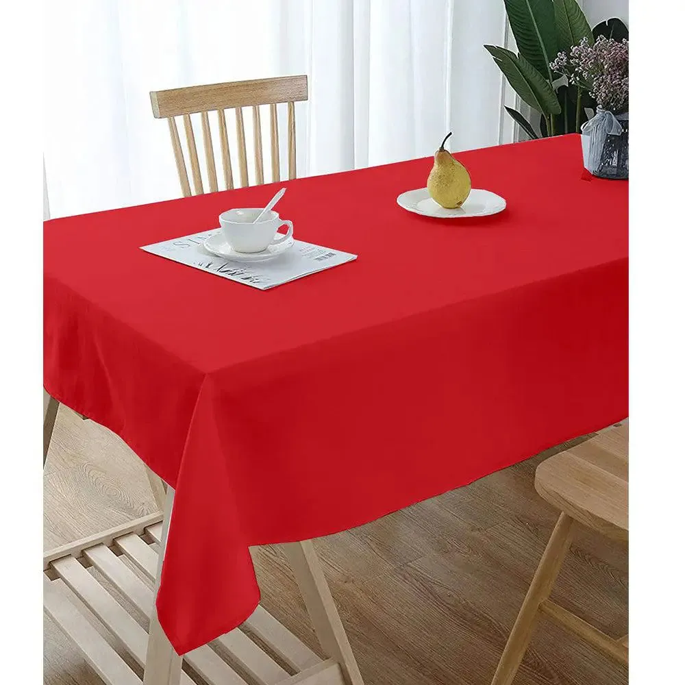 Lushomes Maroon Classic Dining Table Cloth (Pack of 1)