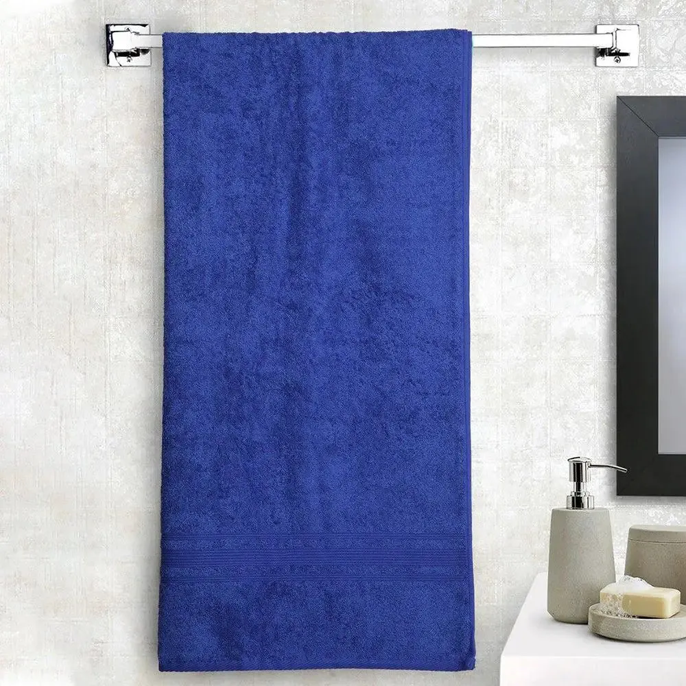 Lushomes Nautical Blue Super Soft and Fluffy Turkish Bath Towel (1 piece)