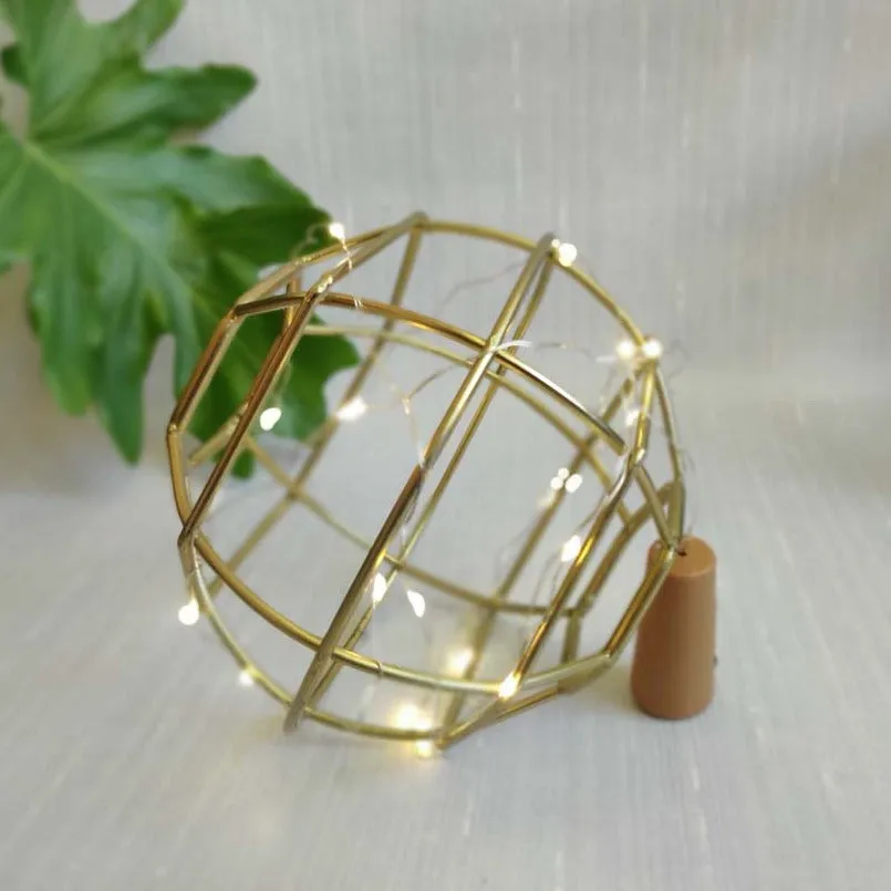 Magnificient Globe LED Golden Centrepiece