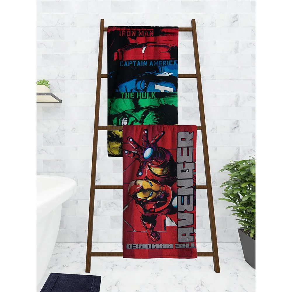 Marvel Captain America/The Hulk/Thor Avengers Kids Bath Towels Set Of 2