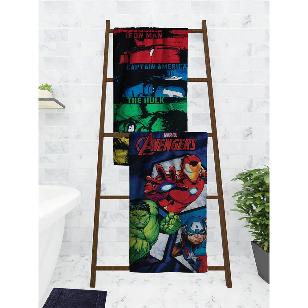 Marvel Captain America/The Hulk/Thor Avengers Kids Bath Towels Set Of 2