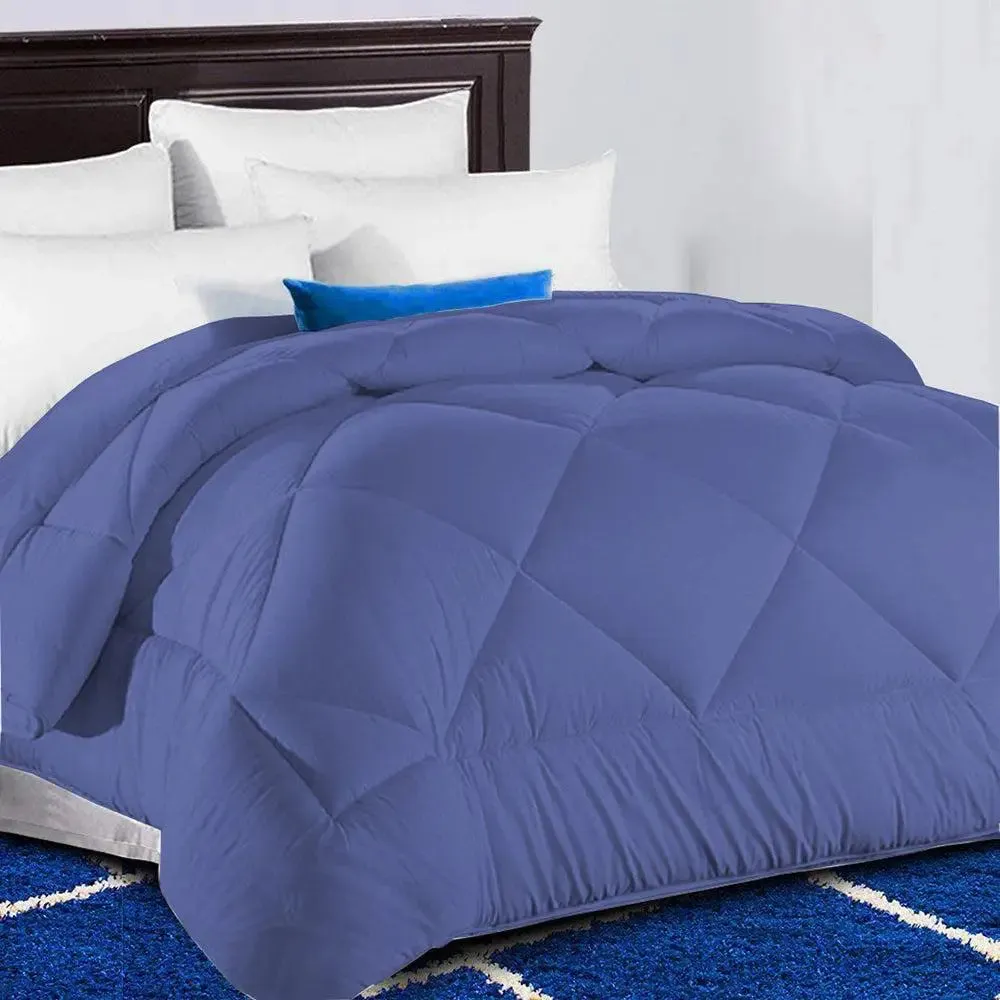 Mauve Loosely Quilted Double Bed Comforter