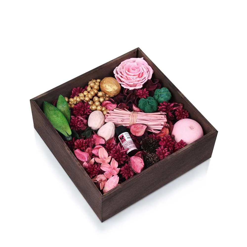Mesmerizing Set of Peony fragrance Potpourri with Essential Oil- Pink