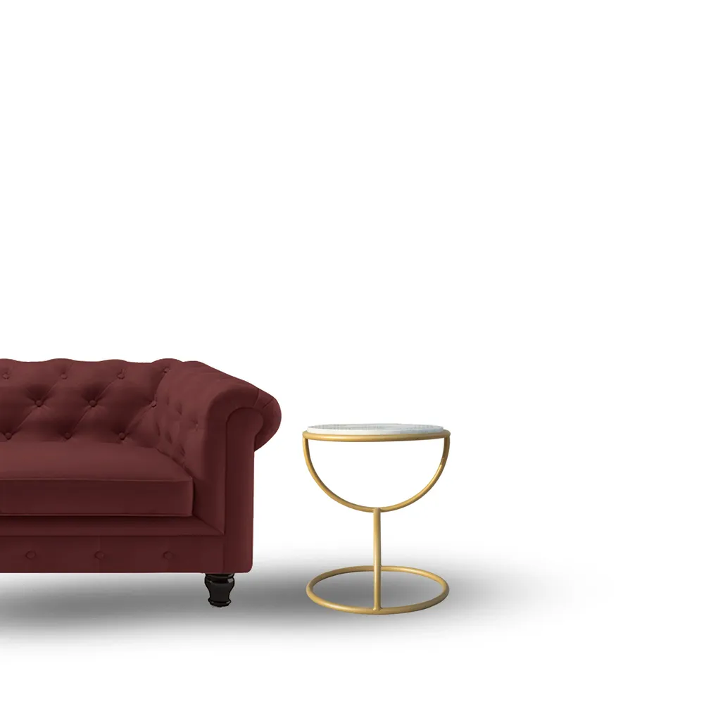 Minimalist's Choice Black Metal Side Table