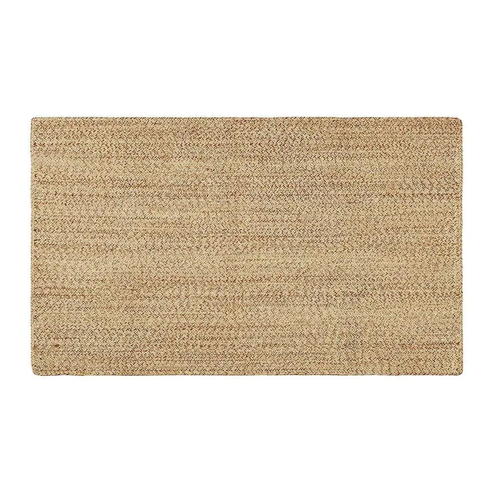 Natural Beige Traditional Handwoven Area Rug (2.5 x 6) ft