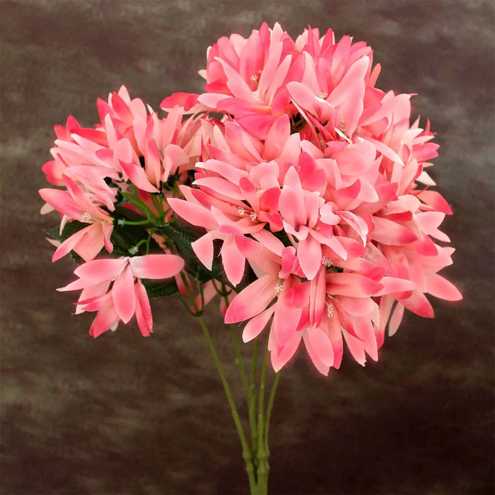 Pink & White Pretty Artificial Silk Flower Bunch